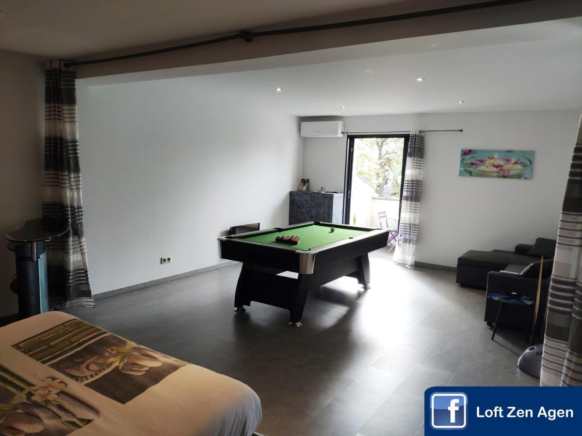 Loft Zen Spa Balneo Parking Gratuit Sauna Hammam Billard Agen Luaran gambar